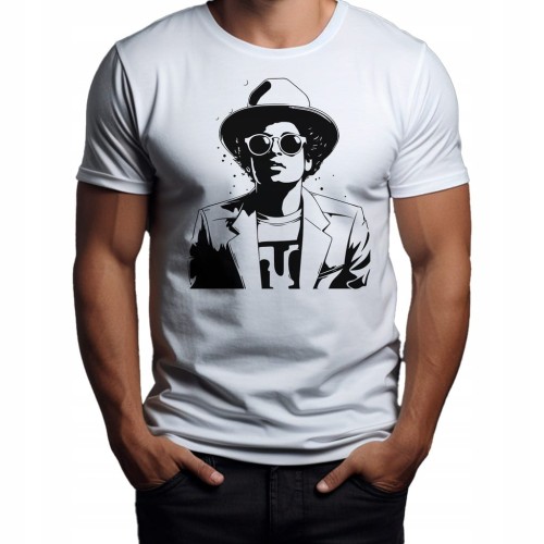 Koszulka T-shirt "Bruno Mars" Bawełna