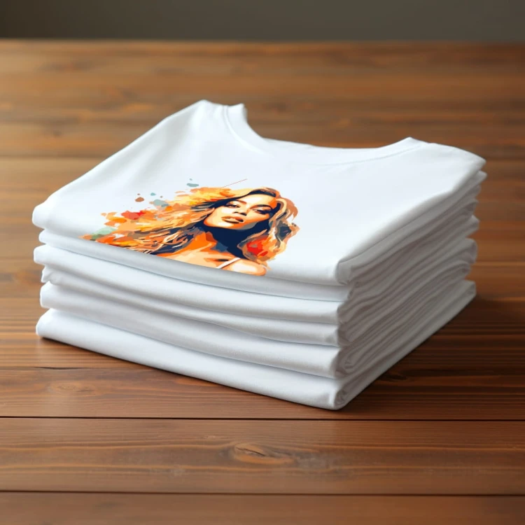 Nowoczesny T-shirt "Beyonce" Bawełna
