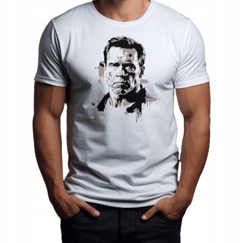 Koszulka T-shirt "Arnold Schwarzenegger" Bawełna