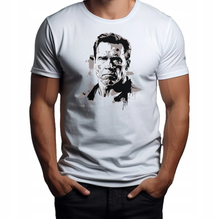 Koszulka T-shirt "Arnold Schwarzenegger" Bawełna
