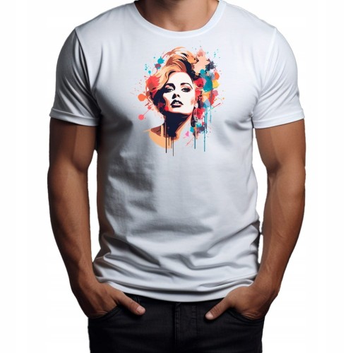 Nowoczesny T-shirt "Adele" Bawełna