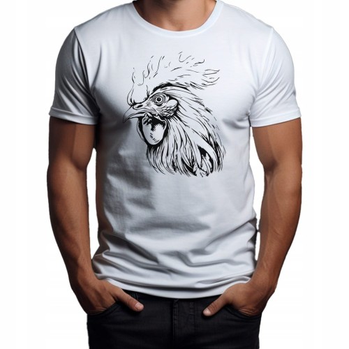 Koszulka T-shirt "Kogut" Bawełna