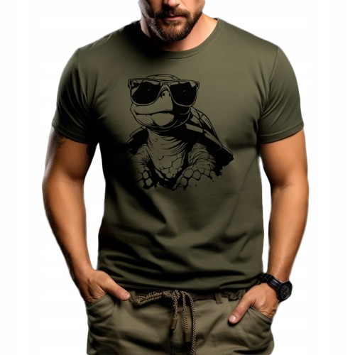 Koszulka T-shirt "Żółw" Bawełna