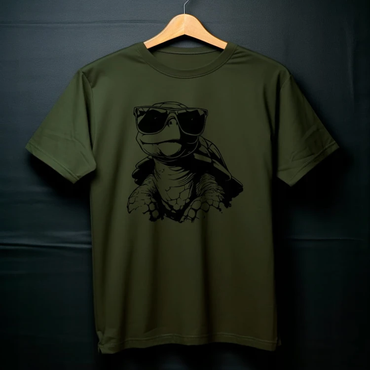 Koszulka T-shirt "Żółw" Bawełna