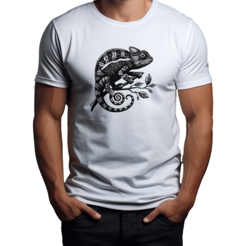 Koszulka T-shirt "Kameleon jemeński" Bawełna