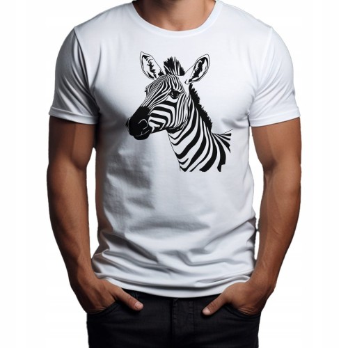 Koszulka T-shirt "Zebra" Bawełna