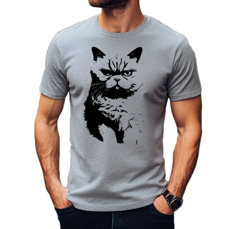Koszulka T-shirt "Kot Brytyjski" Bawełna
