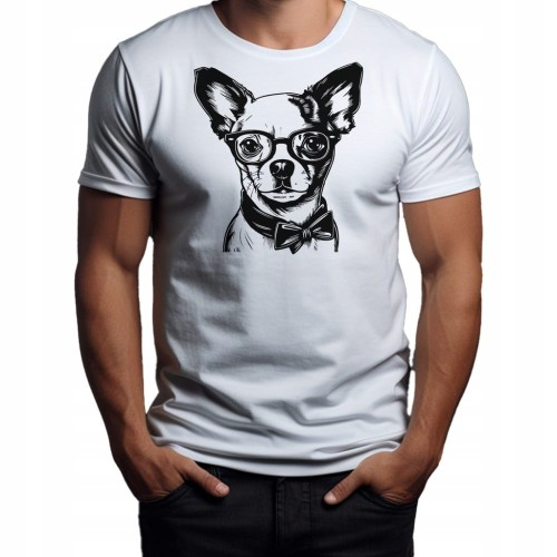 Koszulka T-shirt "Chihuahua" Bawełna