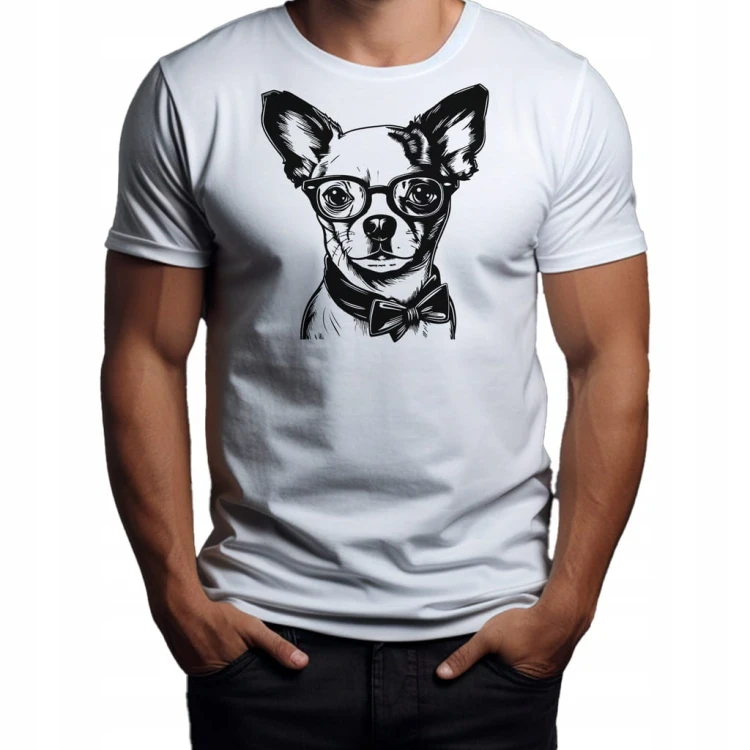 Koszulka T-shirt "Chihuahua" Bawełna