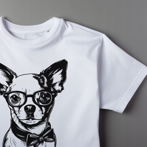 Koszulka T-shirt "Chihuahua" Bawełna