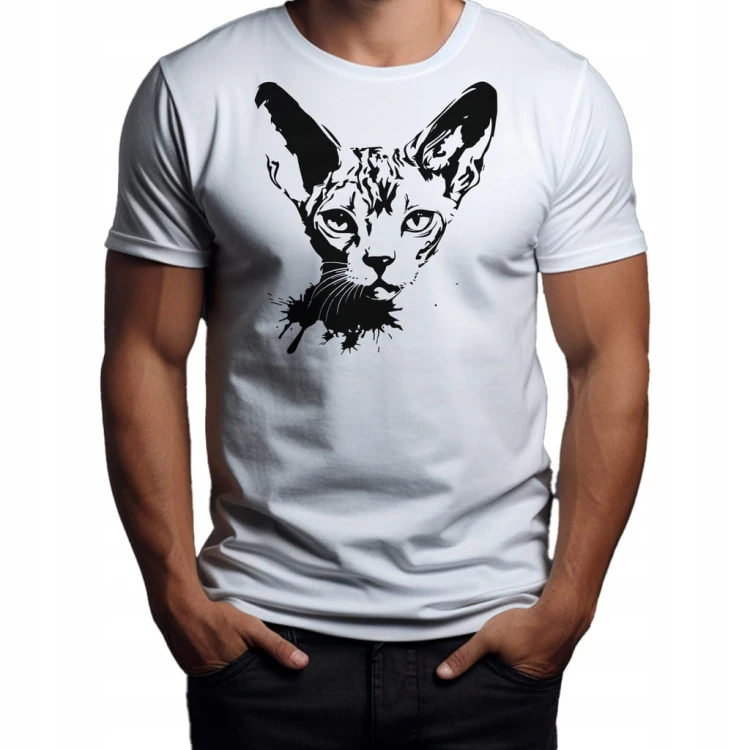 Koszulka T-shirt "Devon Rex" Bawełna