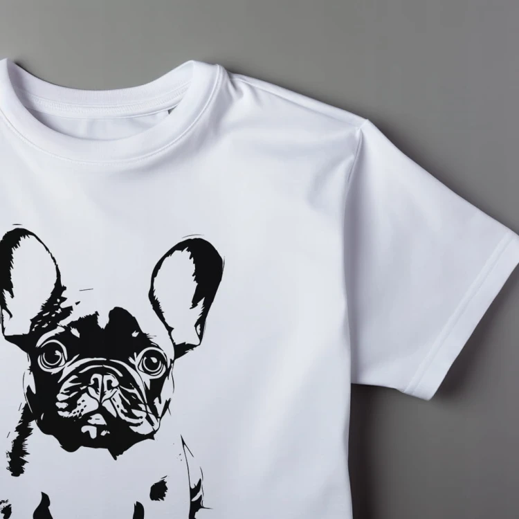 Koszulka T-shirt "Buldog Francuski" Bawełna