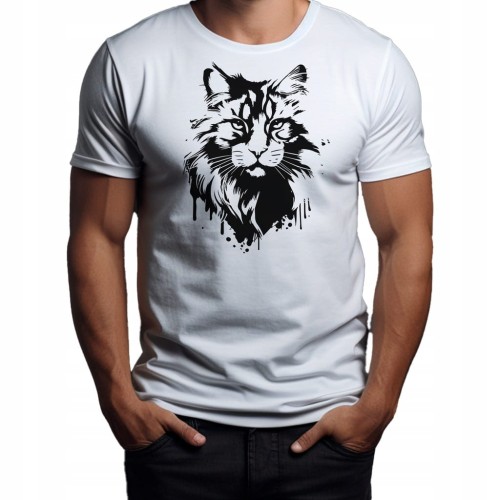 Koszulka T-shirt "Maine Coon" Bawełna