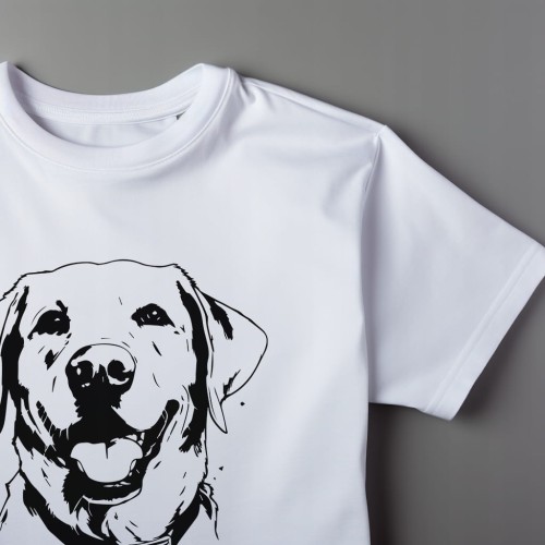 Koszulka T-shirt "Retriever labrador" Bawełna