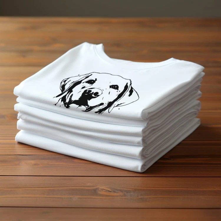 Koszulka T-shirt "Retriever labrador" Bawełna