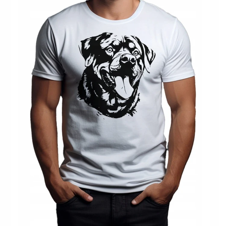 Koszulka T-shirt "Rottweiler" Bawełna