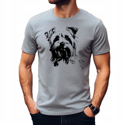 Koszulka T-shirt "Yorkshire terrier" Bawełna