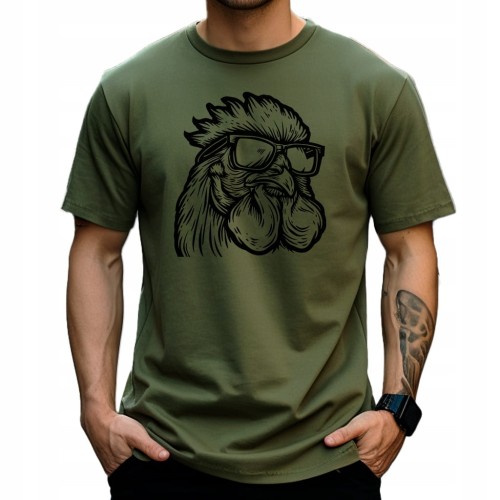 Koszulka T-shirt "Stylowa Kura" Bawełna