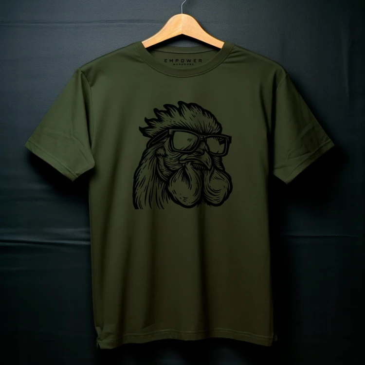Koszulka T-shirt "Stylowa Kura" Bawełna