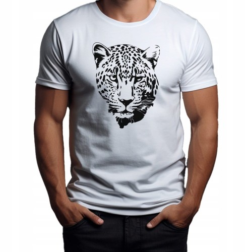 Koszulka T-shirt "Leopard" Bawełna