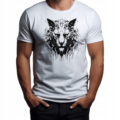 Koszulka T-shirt "Lion" Bawełna