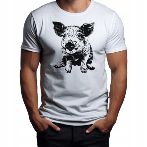 Koszulka T-shirt "Mini PIG" Bawełna