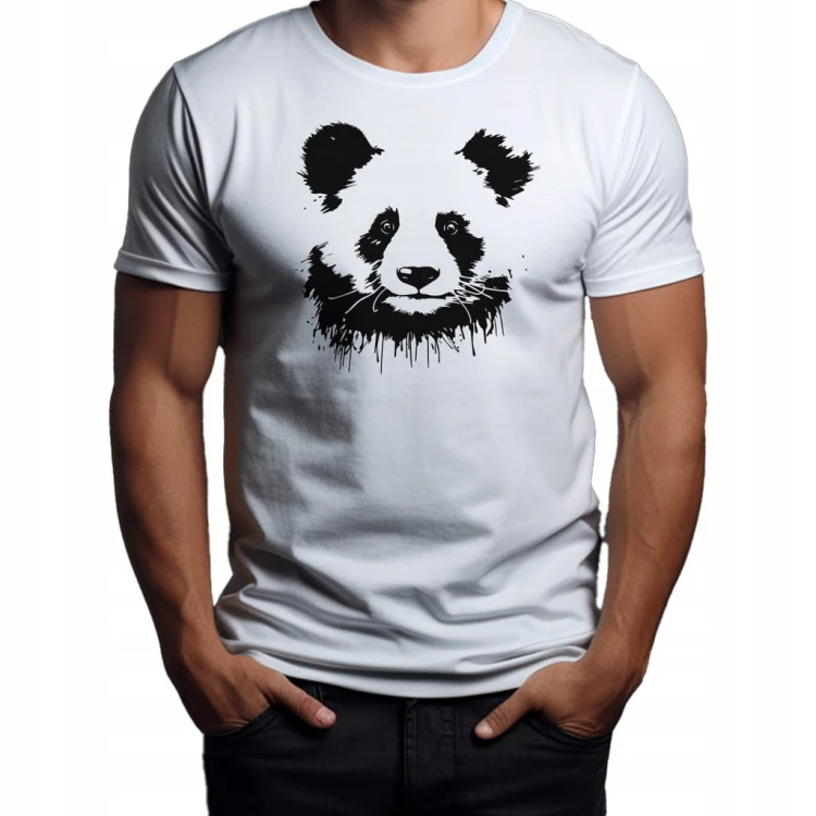 Koszulka T-shirt "Panda" Bawełna