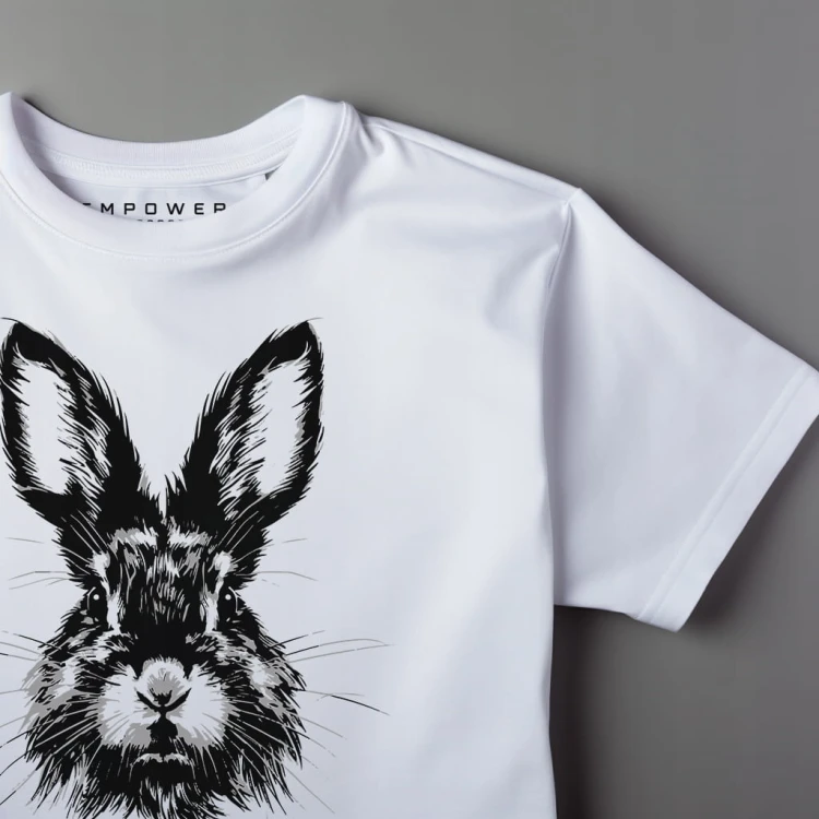 Koszulka T-shirt "Królik" Bawełna