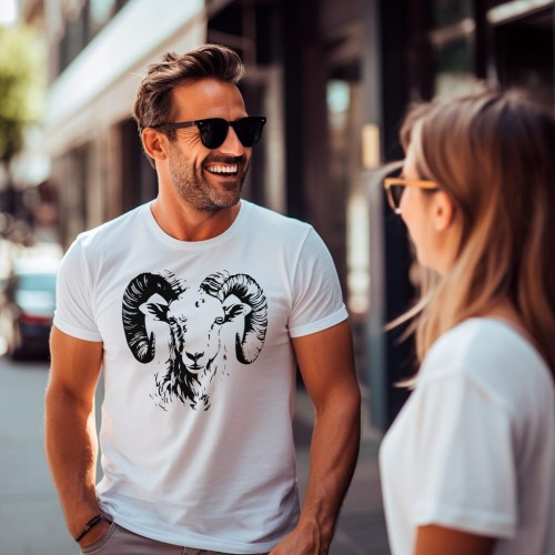 Koszulka T-shirt "Baran" Bawełna