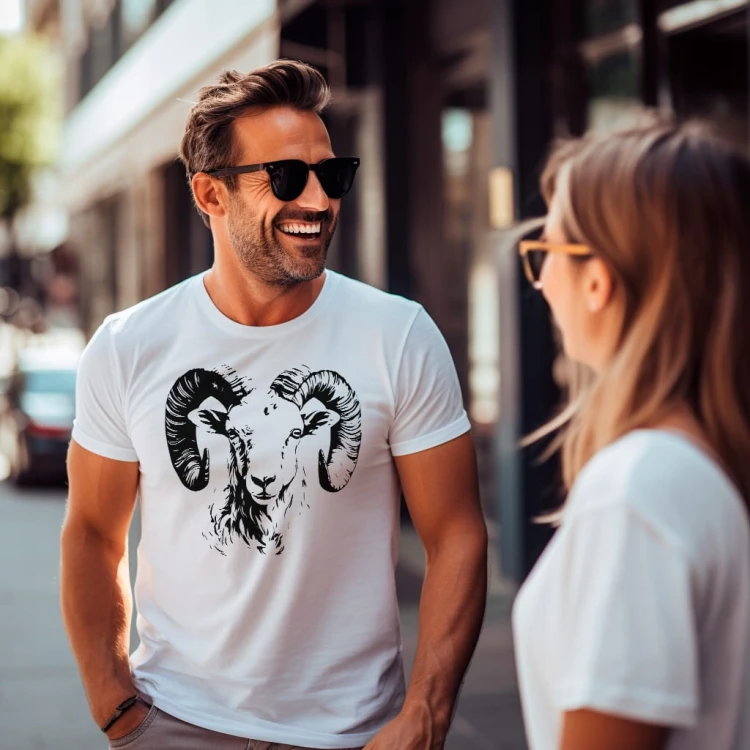 Koszulka T-shirt "Baran" Bawełna