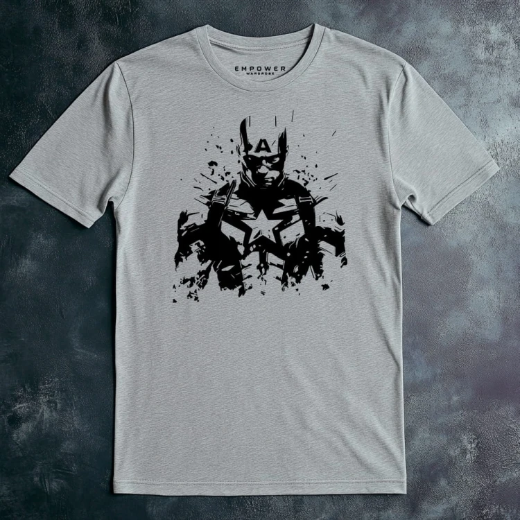 Koszulka T-shirt "Captain America" Bawełna