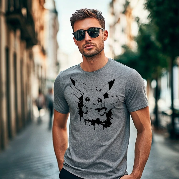 Koszulka T-shirt "Pikachu" Bawełna