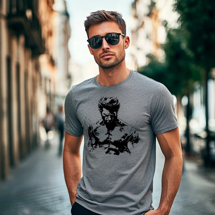 Koszulka T-shirt "Wolverine" Bawełna