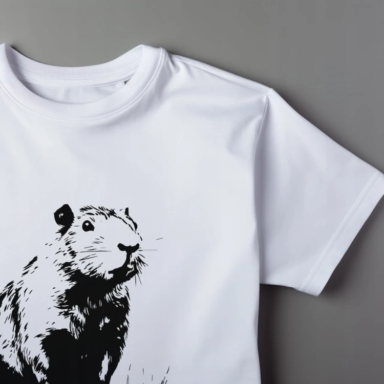 Koszulka T-shirt "Capybara" Bawełna