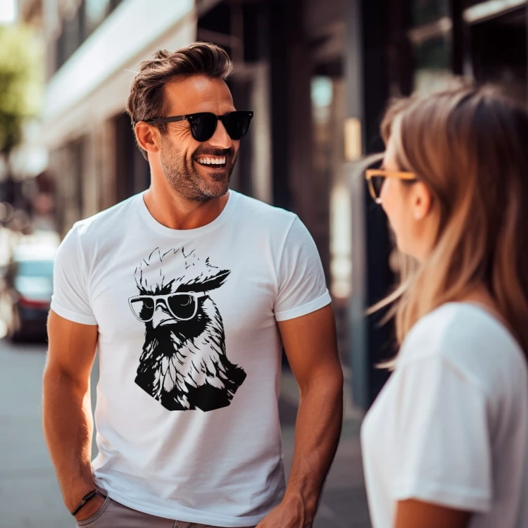 Koszulka T-shirt "Kurczak" Bawełna