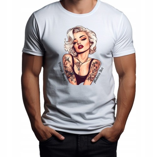Koszulka T-shirt "Marilyn Monroe" Bawełna