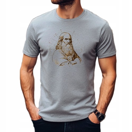 Koszulka T-Shirt ''Leonardo Da Vinci'' Bawełna