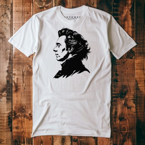 Koszulka T-Shirt ''Fryderyk Chopin'' Bawełna