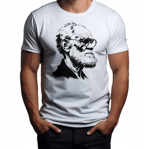 Koszulka T-Shirt ''Charles Darwin'' Bawełna