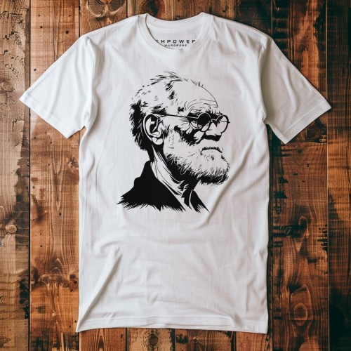 Koszulka T-Shirt ''Charles Darwin'' Bawełna