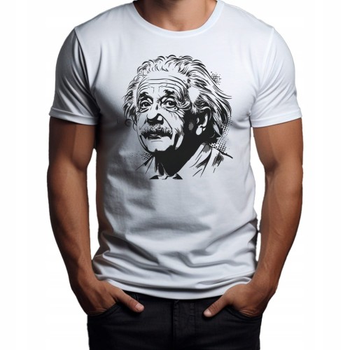 Koszulka T-Shirt ''Albert Einstein'' Bawełna