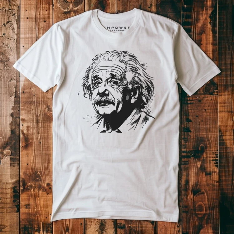 Koszulka T-Shirt ''Albert Einstein'' Bawełna