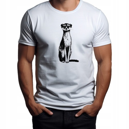 Koszulka T-Shirt ''Suricat'' Bawełna