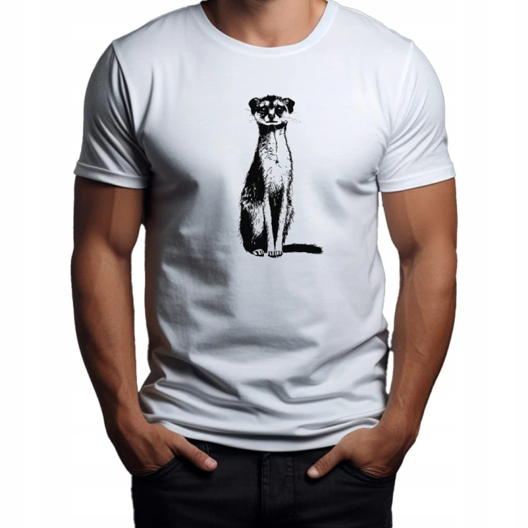 Koszulka T-Shirt ''Suricat'' Bawełna