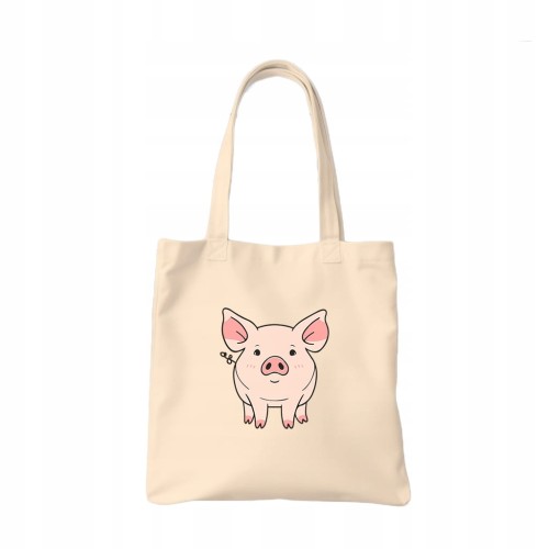 TORBA shopper "Pig" Bawełniana