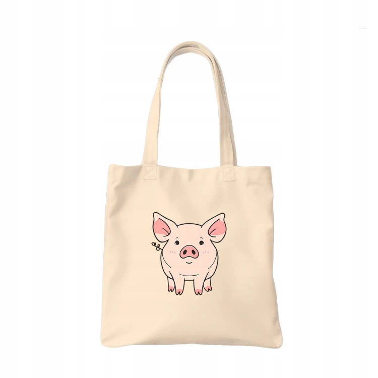 TORBA shopper "Pig" Bawełniana