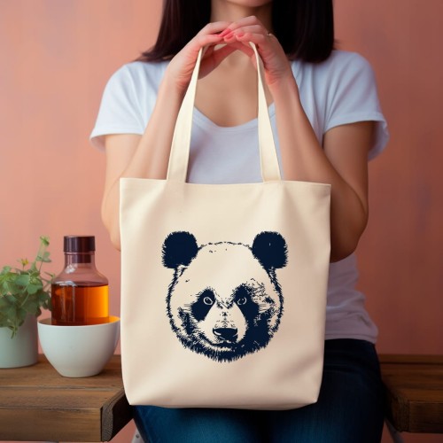 TORBA shopper "Panda" Bawełniana