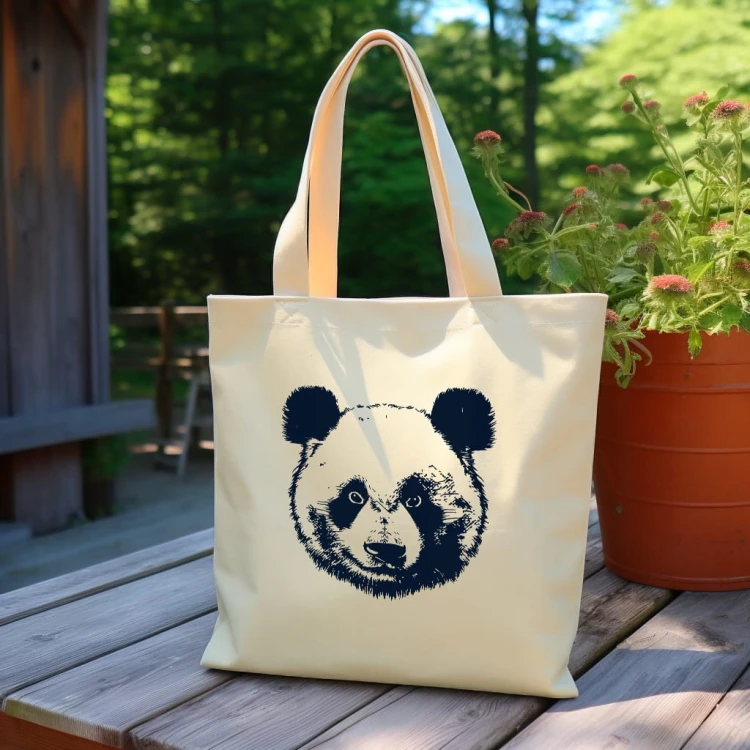 TORBA shopper "Panda" Bawełniana