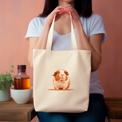 TORBA shopper "Świnka morska" Bawełniana