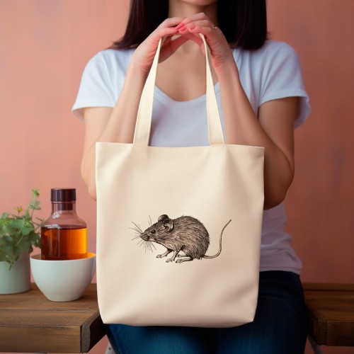 TORBA shopper "Myszka" Bawełniana
